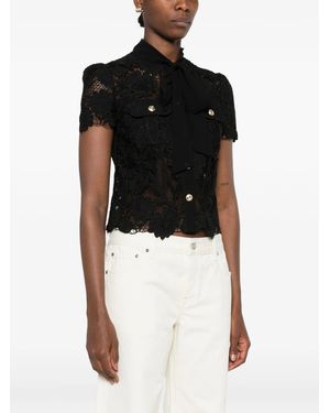 Self-Portrait Top - Negro