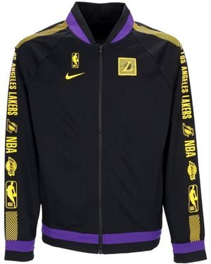 JORDAN NBA Herren-Trainingsjacke Nba Courtside Dri-Fit-Jacke Loslak Schwarz/Field - Blau