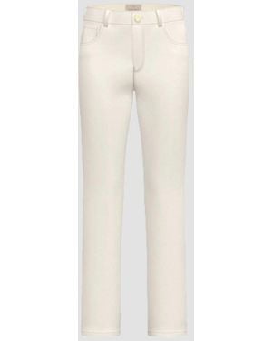 Marella Slim Fit Pant - White