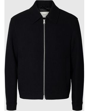 SELECTED Jacke Mann Slmphilip Wolle Mischung Jkt - Schwarz