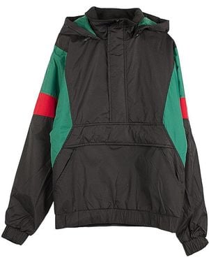 Urban Classics 3 Tone Pull Over Jacket - Green