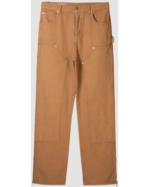 GARMENT WORKSHOP Double Knee Work Pants - Natural