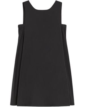 Max Mara Dress With Logo 2516221029 - Black