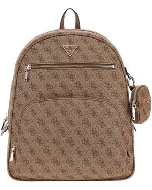 Guess Backpack Power Play Ii - Brown