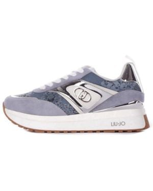 Liu Jo Sneakers Ba6007Px878 S4079 Lj Maxi Wonder 97 Denim - White
