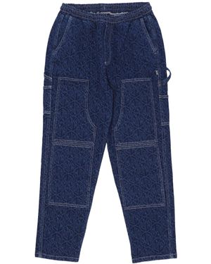 DOLLY NOIRE Monogram Laser Carpenter Pants Long Pants - Blue