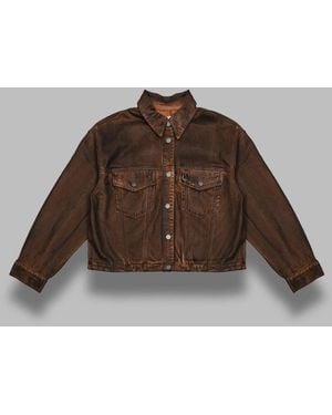 Gestuz Cellie Denim Jacket - Brown