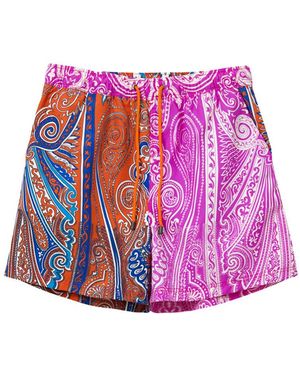 Etro Boxer Kostum Mit Mehrfarbendruck - Pink