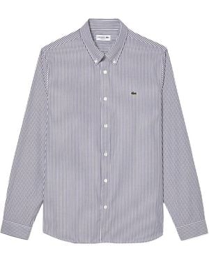 Lacoste Classic Striped Shirt - Purple