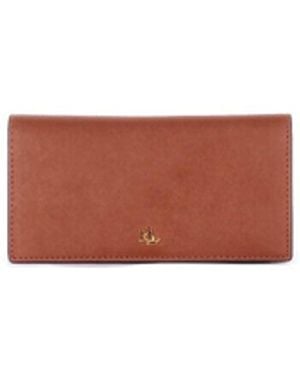 Ralph Lauren Wallet 432802917 010 Slim Wallet Medium Tan - Multicolor