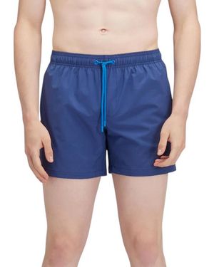 Sundek Badeanzug Fur Herren Kurze Stretch Taille Mit Tasche - Blau