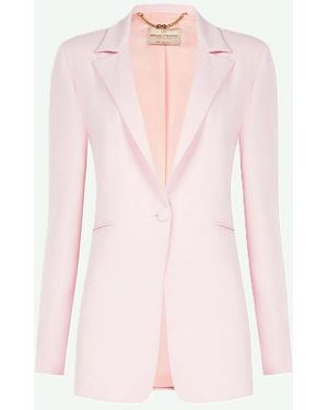 Rinascimento Single-Breasted Jacket Pastel - Pink