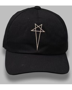 Rick Owens Baseball Cap - Zwart