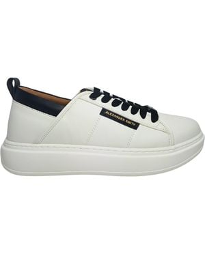 Alexander Smith Zapatos Para Hombres Sneakers Eco-Wembley Blanco