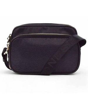 Borbonese Schultertasche Schwarze Frau - Blau
