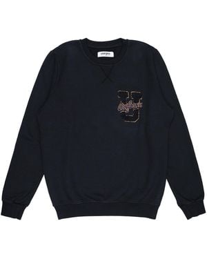 UNIFORM Mann Fleece Pullover - Blau