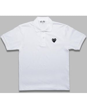 COMME DES GARÇONS PLAY T-Shirt Emblem Woven - Gray