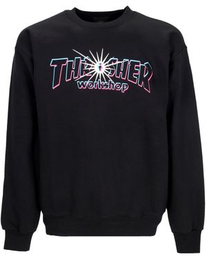 Thrasher Nova Crewneck Sudadera Con Cuello Redondo Para Hombre - Azul