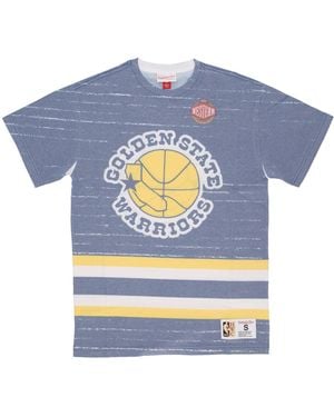 Mitchell &amp; Ness Camiseta Hombre Nba Jumbotron 3.0 Sublimated Tee Golwar Multi/Blanco - Azul