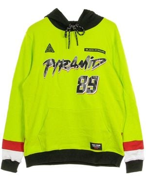 Black Pyramid Sweat A Capuche Leger Pour Hommes Pyramid 89 - Jaune