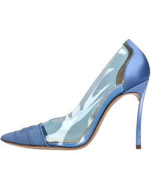 Casadei Schoenen Met Blauwe Hakken