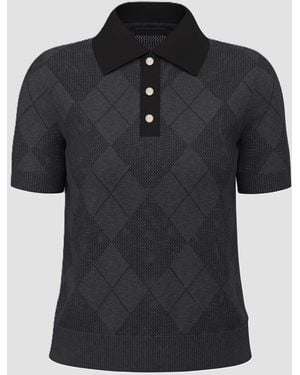Guess Three-Button Polo - Black