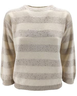 Anneclaire Chemises Gris/Blanc