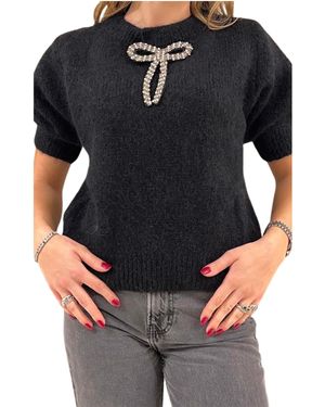 Dixie Jersey De Mujeres Manga Corta - Negro