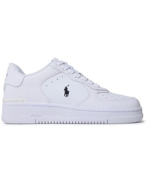 Ralph Lauren Mannenschoenen Master Court - Wit