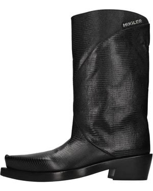 Mugler Bottes Noires