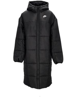 Nike Long Down Jacket W Thermic Classic Parka - Black