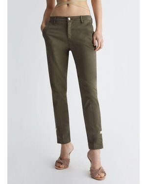 Liu Jo Frauenhose Ma4270 T9257 X0542 - Grün