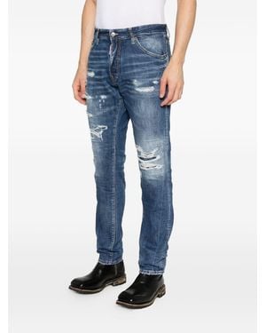 DSquared² Jeans Teddy Effect Lived - Blue