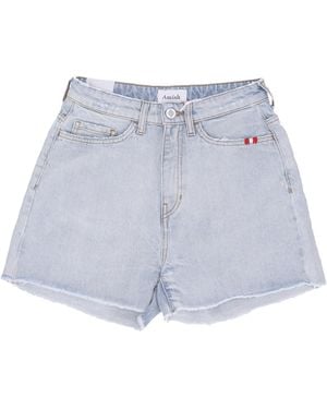 AMISH Vaqueros Cortos Para Mujer Short Ivy Denim - Azul