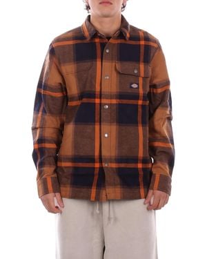 Dickies Camisas Azules - Marrón