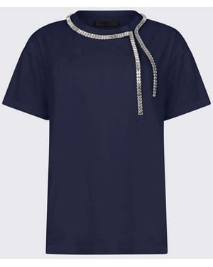 Liu Jo T-Shirt With Embroidery Jewel Ocean - Blue