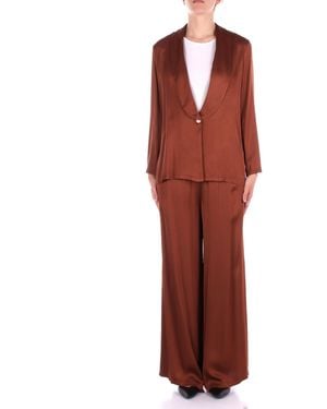 Manila Grace Jacket G049Vu Md489 Blazer Tuxedo Ground - Red
