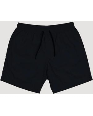 GARMENT WORKSHOP Bestickte Strand Shorts - Schwarz