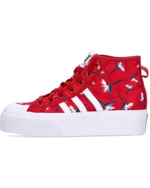 adidas Nizza Platform Mid Tm W X Thebe Magugu High Shoe - Red