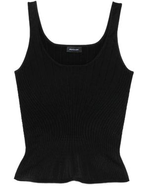 Mugler Top Frau - Schwarz