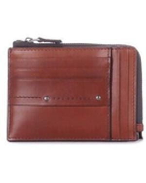 The Bridge Wallet 01310601 1A Card Case - Red