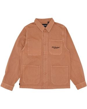 The Hundreds Workwear Jacket Lens Work Jacket - Brown