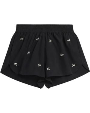 PAPER KID Shorts With Applications - Black