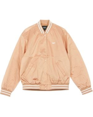 Obey Lilah Jacket Bomber Jacket - Natural