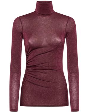 SIMONA CORSELLINI Mujer En Forma De Cuerpo En Lurex - Morado