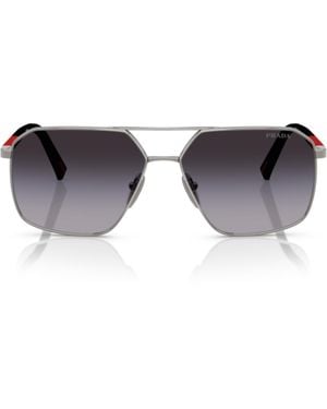 Prada Linea Rossa Gafas De Sol Hombre A50S Sole - Negro
