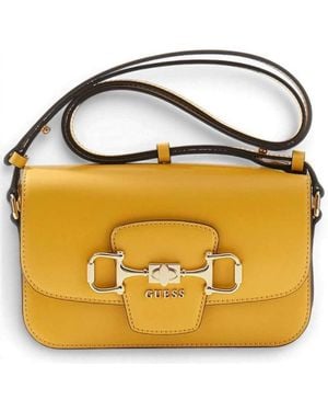 Guess Janie Convertible Crossbody Flap Amber - Metallic