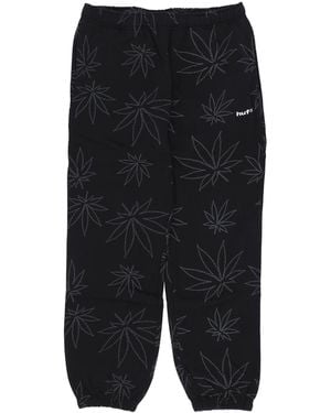 Huf Plantlife Fleece Pant Tracksuit Pants - Black