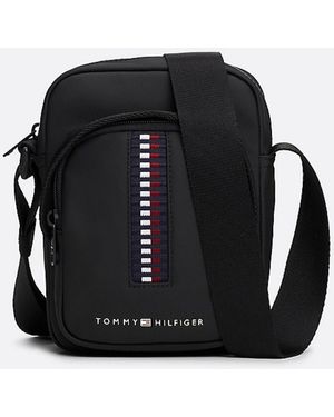 Tommy Hilfiger Th Corp Mini Reporter Bag - Black