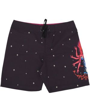 Santa Cruz Johnson Danger Zone 2 Boardshort Bermuda Shorts - Blue